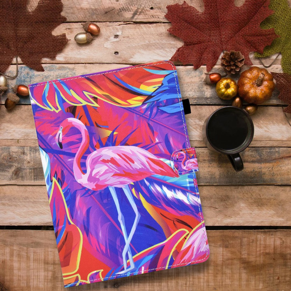 Чехол для Lenovo Tab M11, с откидной крышкой, flamingo