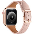 Кожаный ремешок для часов 1/2/3/4/5/6/7/8/SE/ULTRA 42/44/45/49mm, Light Pink