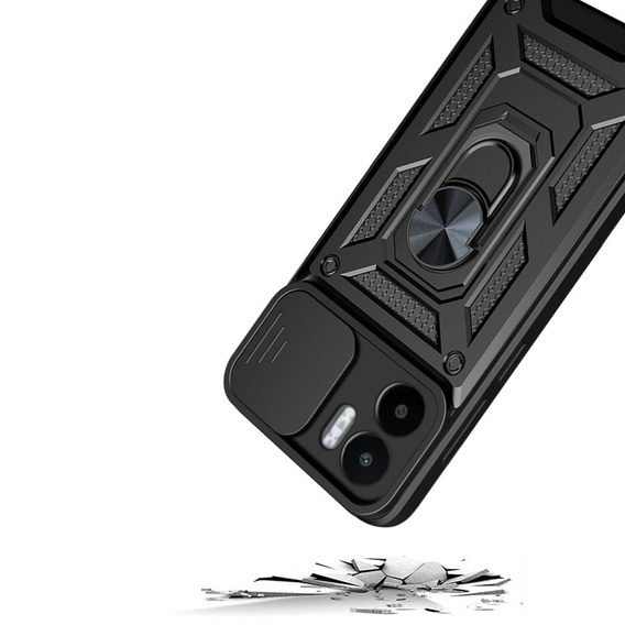Чехол NOX Camera Slide Xiaomi Redmi A1 4G / A2 4G, CamShield Slide, чёрный