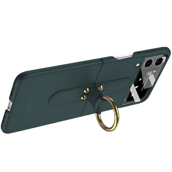 Чoхол GKK PC Case до Samsung Galaxy Z Flip3 5G, Midnight Green