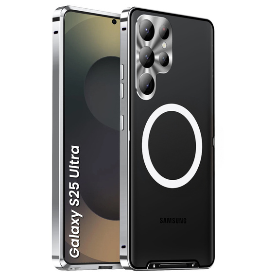 Защитный чехол для камеры Samsung Galaxy S25 Ultra, CamShield MagSafe, серебряный