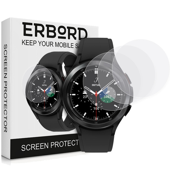 3x ERBORD Гідрогелева фольга для Samsung Galaxy Watch 4 46mm Classic