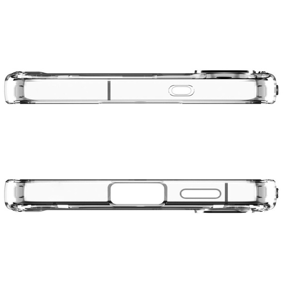 Гибридный чехол Spigen Ultra Hybrid MagSafe для Samsung Galaxy S25 Ultra, прозрачный / белый