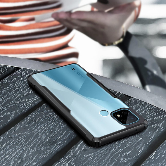 Чехол до Realme C21, AntiDrop Hybrid, чёрный