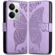 Чохол-книжка для Realme 14 5G / Realme 14T 5G, Butterfly, фіолетовий