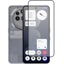 3D загартоване скло для Nothing Phone 3A Pro, чорна рамка