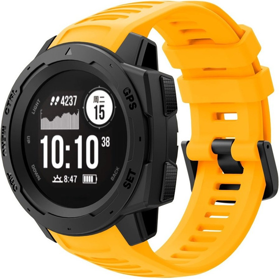 Силиконовый ремешок для Garmin Instinct, Yellow