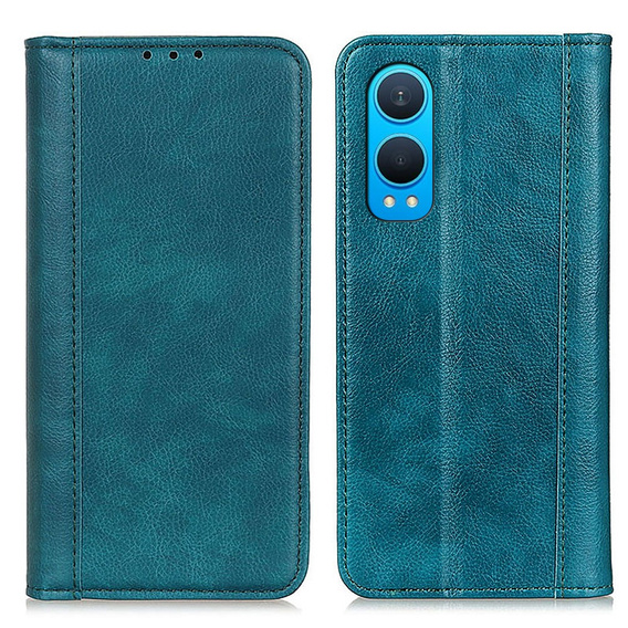 Чохол-фліп для OnePlus Nord CE4 Lite, Split Leather, зелений