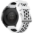 Силіконовий ремінець для Huawei Watch GT 2e, White / Black