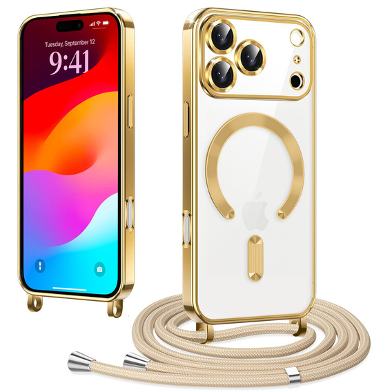 Чехол Electro MagSafe + шнурок для iPhone 17 Pro Max