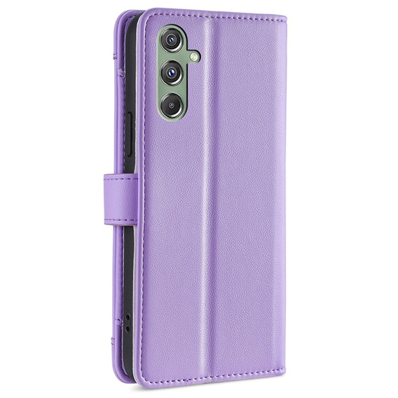 Откидной чехол для Samsung Galaxy M34, Wallet Zipper Pocket, фиолетовый