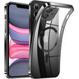 Чехол для iPhone 11, Electro MagSafe, чёрный + стекло для экрана