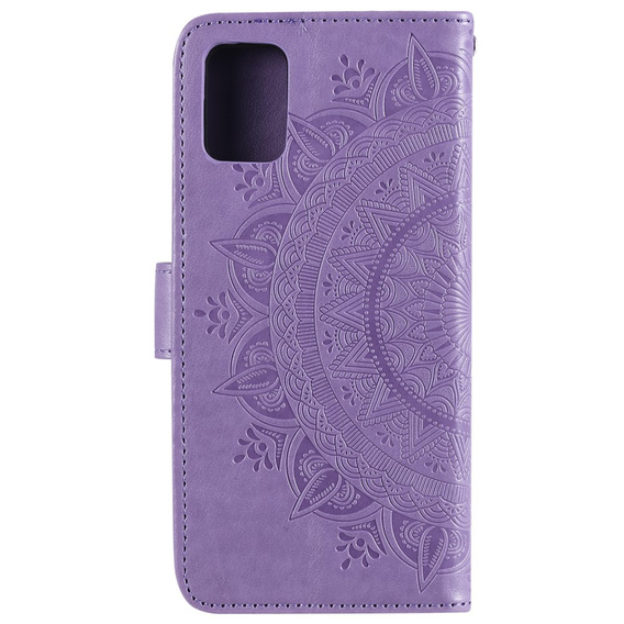Чохол-книжка для Oppo Reno6 5G, Mandala, фіолетовий