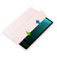 Чехол для Samsung Galaxy Tab S9 FE+ Plus, Smartcase Hybrid, с местом для стилуса, розовый