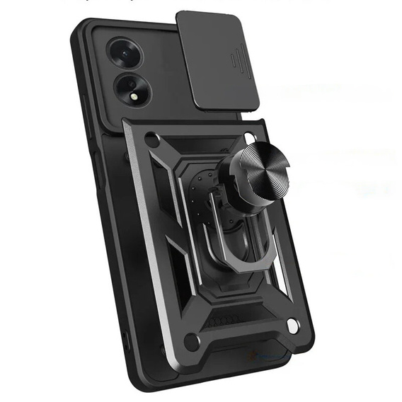 Чехол NOX Camera Slide Oppo A60, CamShield Slide, чёрный