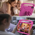 Детский чехол для Xiaomi Redmi Pad Pro / Xiaomi Poco Pad, с ручкой, розовый