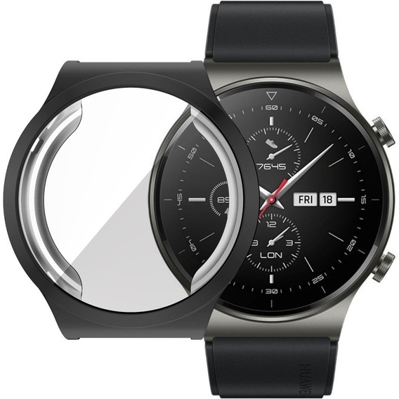 Чехол 2в1 с защитой экрана для часов Huawei Watch GT 2 PRO, Black