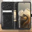Флип-кейс для Motorola Edge 60 Pro, Wallet Rhombus, чёрный