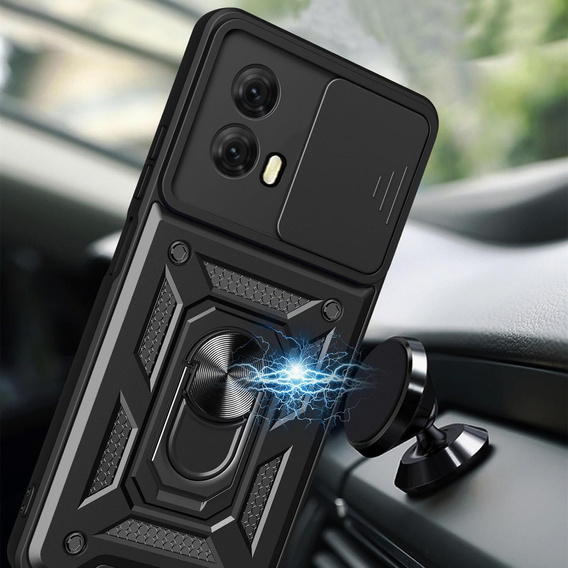 Чохол NOX Camera Slide Motorola Moto E14, CamShield Slide, чорний