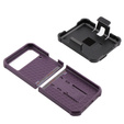 Бронированный чехол для Samsung Galaxy Z Flip 4 5G, Dexnor Clip Holder, фиолетовый