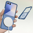 Чохол з MagSafe - гібридний матовий чохол для Samsung Galaxy Z Flip7