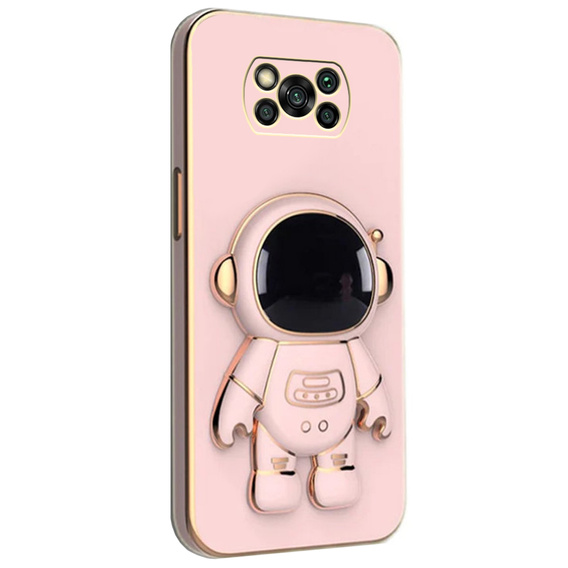 Чoхол до Xiaomi Poco X3 NFC / X3 Pro, Astronaut, рожевий rose gold