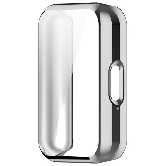 Чехол 2 в 1 с защитой экрана для Xiaomi Redmi Watch 3 Lite / Watch 3 Active, серебристый