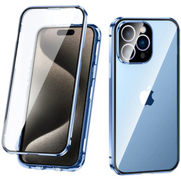 Чохол для iPhone 15 Pro Max, Magnetic Dual Glass, м'яти