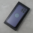 Чохол для iPhone 12 Pro Max, Dual Glass, для Magsafe, фіолетовий
