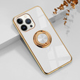 Чехол до iPhone 13 Pro, Electro Ring, белый