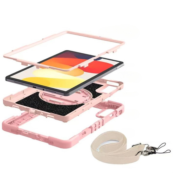 Чохол для Xiaomi Redmi Pad SE 11", Armoured Protective, рожевий