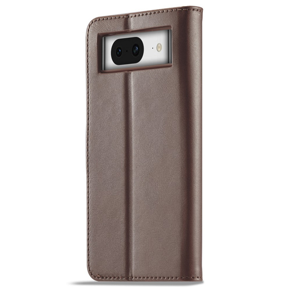 Чохол-книжка для Google Pixel 8A, LC.IMEEKE, коричневий