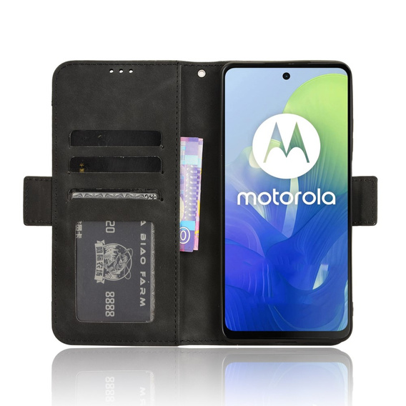 Футляр з клапаном для Motorola Moto G24 / G24 Power / G04, Card Slot, чорний