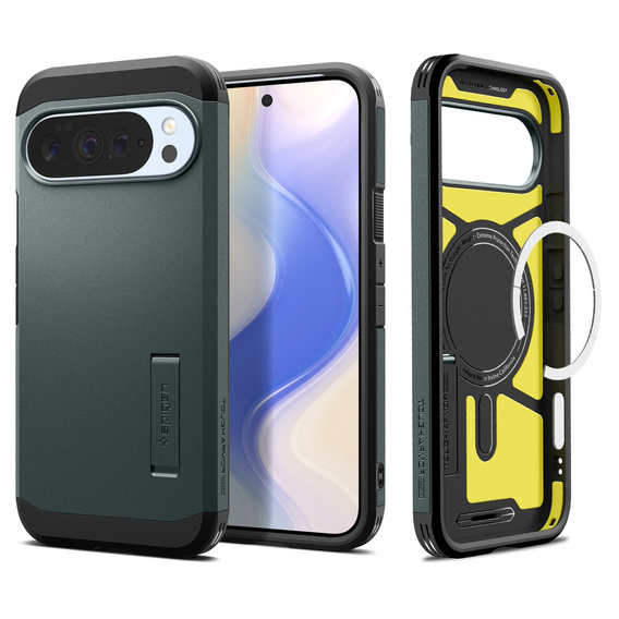 Чохол Spigen Tough Armor MagSafe для Google Pixel 10 Pro XL, Abyss Green