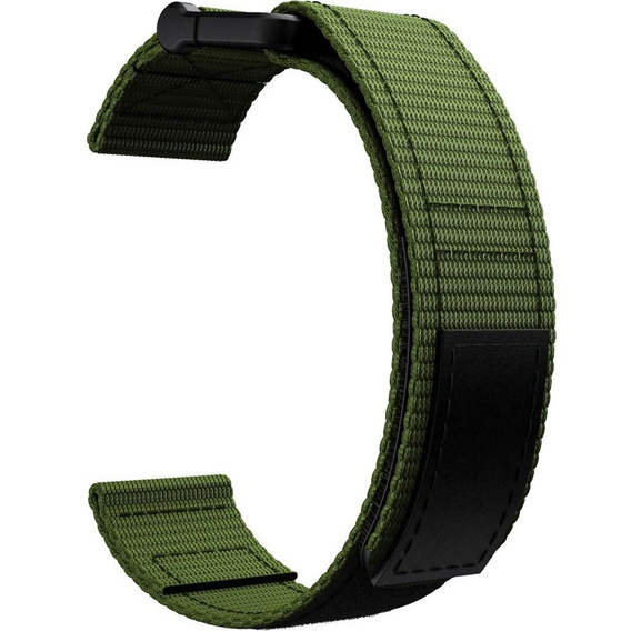 Нейлоновый ремешок до Garmin Fenix 7/Fenix 6 Pro/Forerunner 935/945/955 22mm, Green