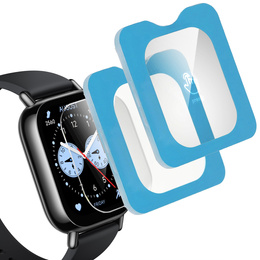 2x Загартоване скло з монтажною рамкою ERBORD для Xiaomi Redmi Watch 5 Lite