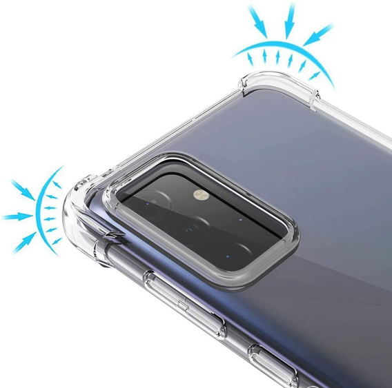 Чехол до Samsung Galaxy A72 4G/5G, Dropproof, прозрачный