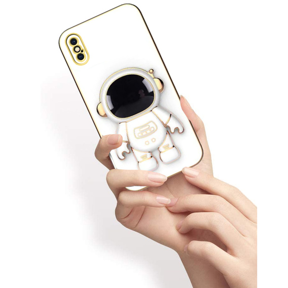 Чoхол до iPhone X / XS, Astronaut, білий