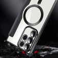 Чохол-книжка для Samsung Galaxy S23 Ultra, RFID Wallet MagSafe CamShield, чорний