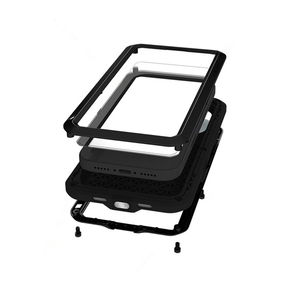 Броньований чохол із загартованим склом для iPhone 17