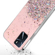 Чoхол до Oppo A16 / A16s / A54s, Glittery, рожевий