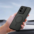 Чохол для Realme 14 5G / Realme 14T 5G, для MagSafe, ERBORD Matt Case, чорний + захисне скло