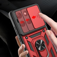 Чехол NOX Camera Slide Motorola Moto G86 5G, CamShield Slide, красный