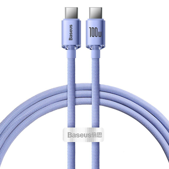 Baseus Crystal Shine кабель USB-C – USB-C 100 Вт для устройств с портом USB-C