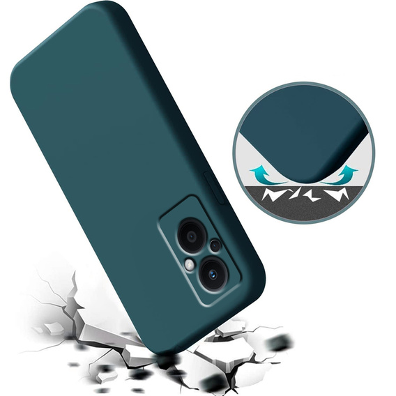 Чoхол до Oppo Reno7 Lite, Silicone Lite, зелений