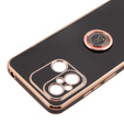 Чехол до Xiaomi Redmi 12C, Electro Ring, чёрный
