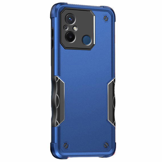 Броньований чохол для Xiaomi Redmi 12C, Dual-Layer, темно-синій