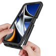 Чехол для Xiaomi Poco X4 Pro 5G, Shockproof, с пленкой, синий