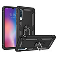 Бронированный Чехол до Samsung Galaxy A50 / A30s, Nox Case Ring, чёрный