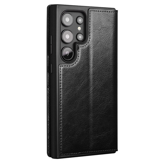 QIALINO кожаный чехол-кошелек с клапаном для Samsung Galaxy S24 Ultra